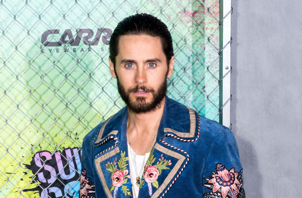 Vibrant Jared Leto Wallpaper: Charismatic Style & Colorful Background