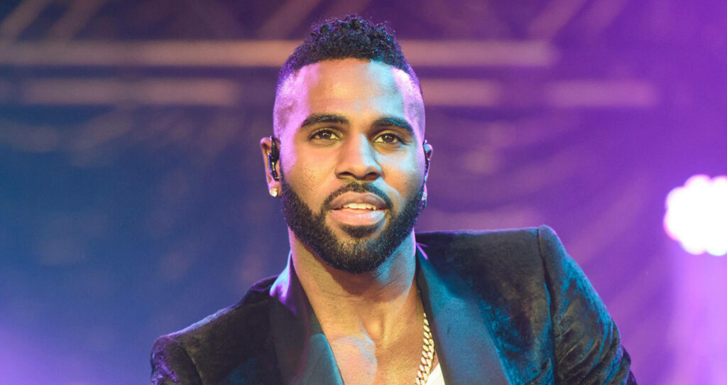 Jason Derulo performing live at Kiss FM Haunted Party vibrant concert wallpaper background