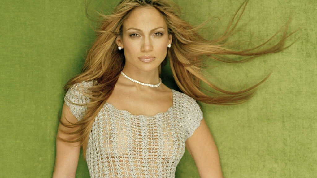 Jennifer Lopez Radiant in See-Through Top - Stunning Wallpaper Background
