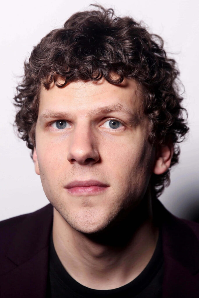 Jesse Eisenberg professional studio portrait soft lighting expressive features wallpaper background