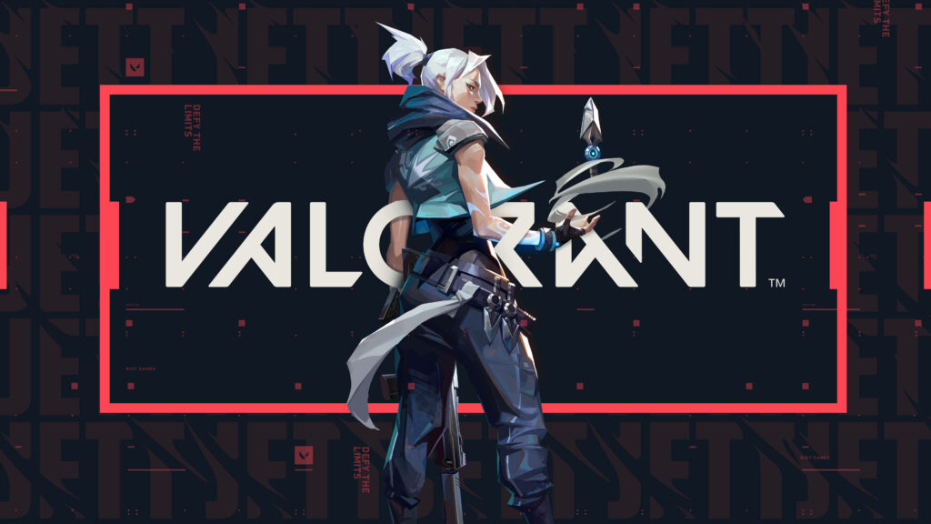 Innovative Jett: Unleashing Her Skills in the Shadows - Dynamic Valorant 2k Character Poster Wallpaper