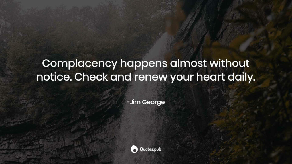 Jim George Quote Wallpaper: Renew Your Heart with Serene Waterfall
