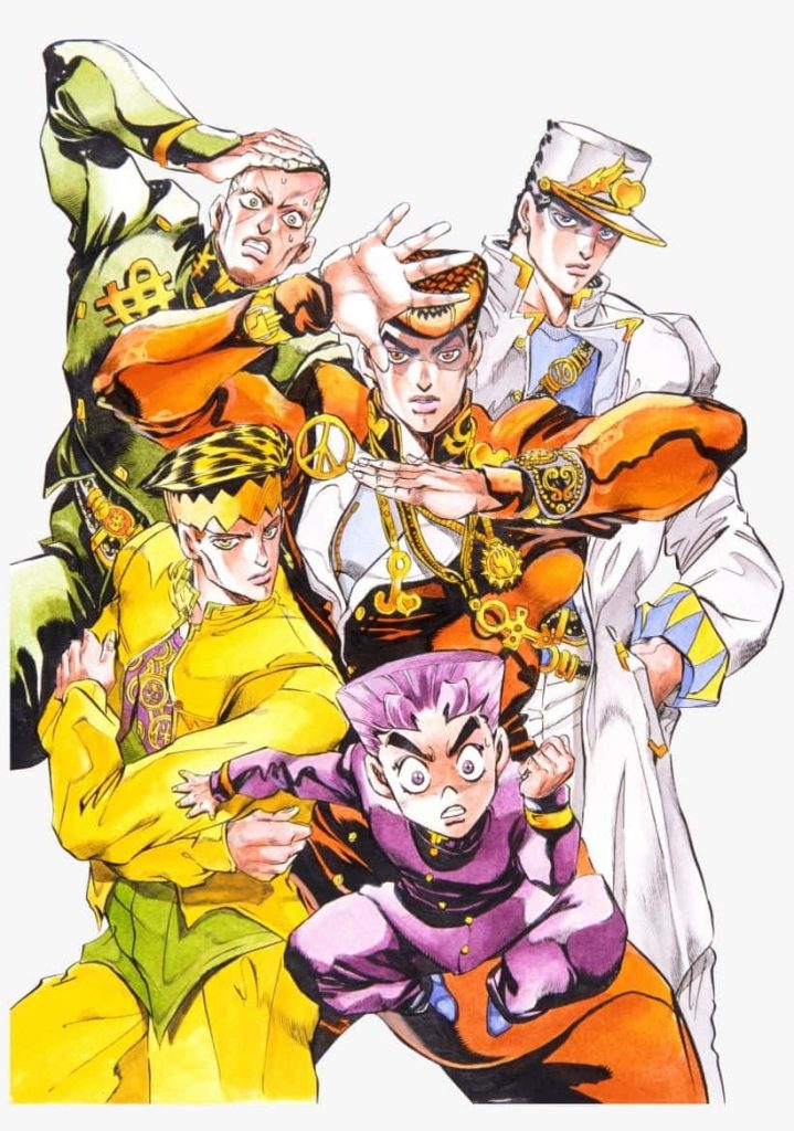 JoJo's Bizarre Adventure Diamond is Unbreakable wallpaper with Josuke Jotaro Okuyasu Koichi