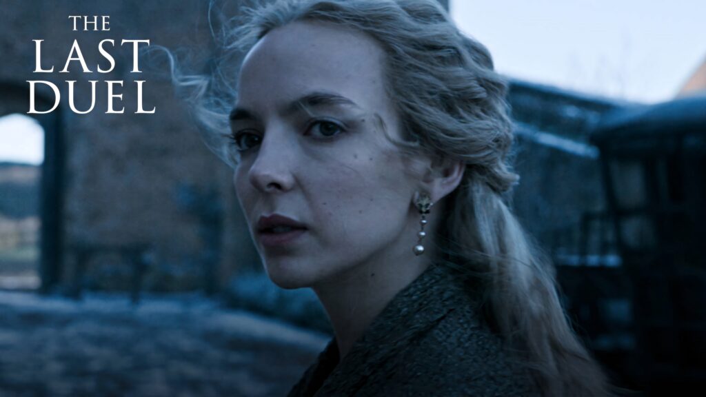Stunning Jodie Comer Headshot Wallpaper from The Last Duel