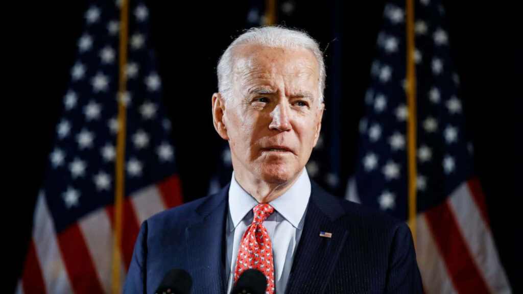 Joe Biden Wallpaper: Public Address & COVID-19 Critique Background