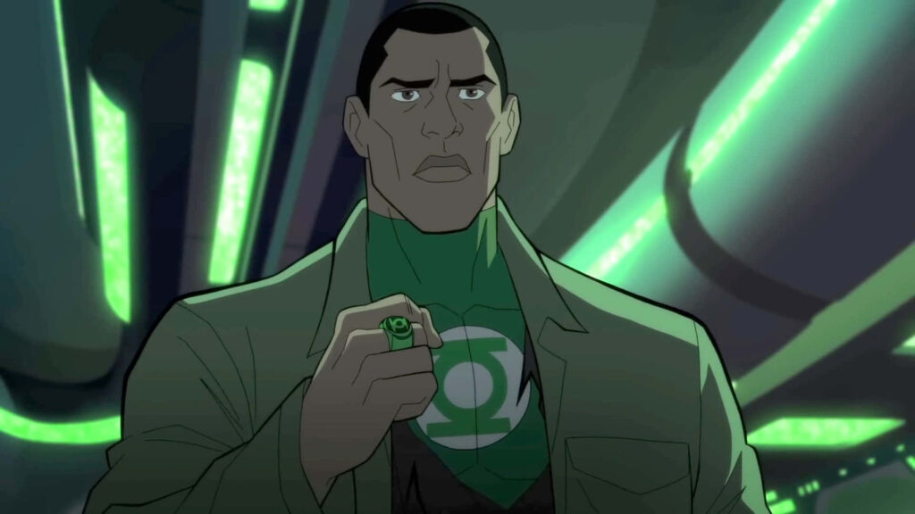 John Stewart Green Lantern Wallpaper: Futuristic Glow Background