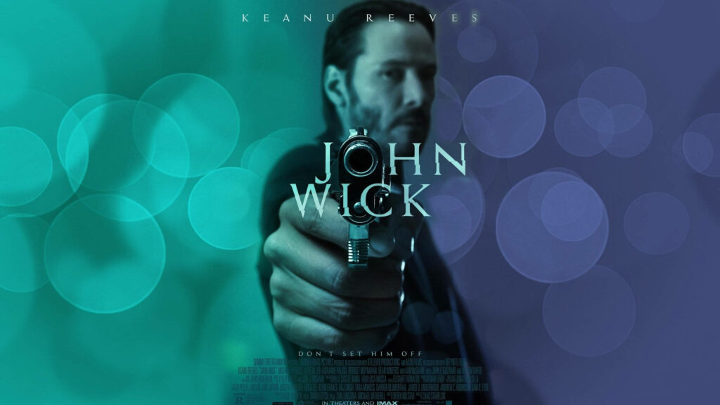 Gun-slinging Keanu: The Aesthetic Action of John Wick in HD Wallpaper