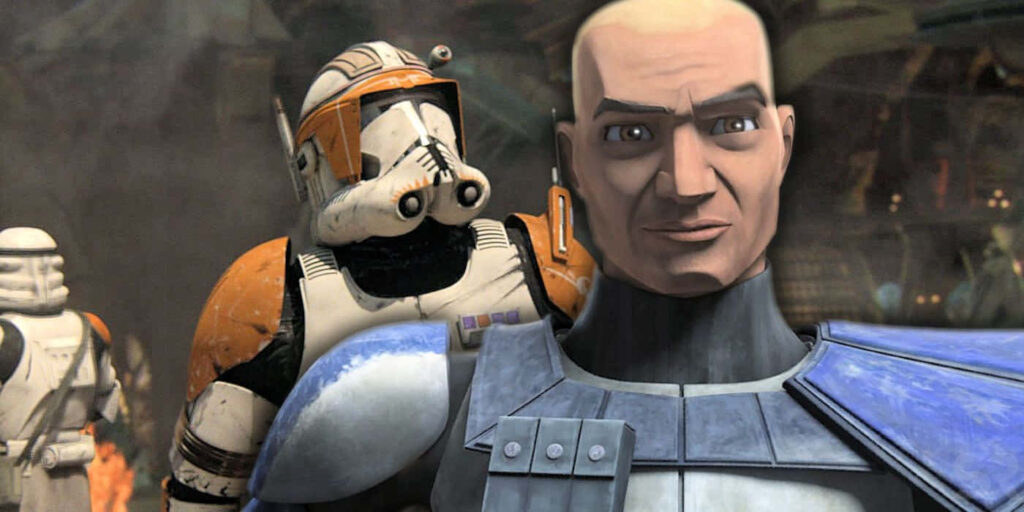 Join Captain Rex: Dynamic Clone Trooper Wallpaper Background