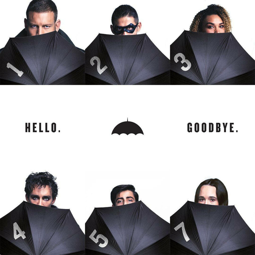 Join the Umbrella Academy: Unique Characters Wallpaper Background