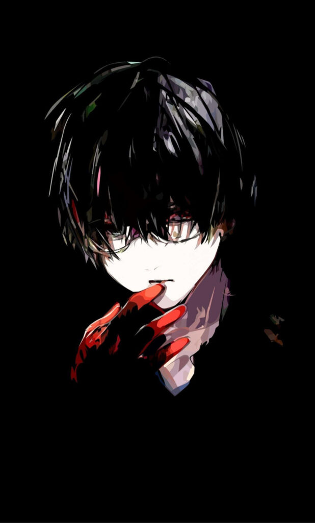 The Enigmatic Persona: Joker's Melancholic Gaze Wallpaper
