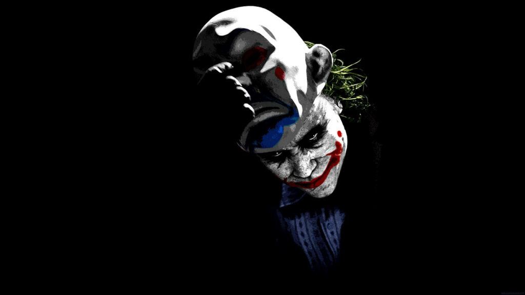 The Enigmatic Joker: Embodying Chaos and Darkness in Stunning 4k Ultra HD Wallpaper
