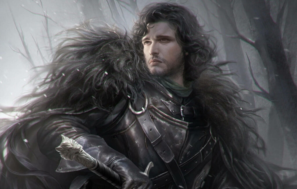 Jon Snow Cold Wallpaper: Mysterious Game of Thrones Background