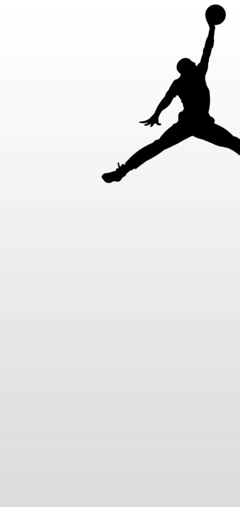 Jordan Jumpman Logo Wallpaper for Samsung S10 - Minimalist Design