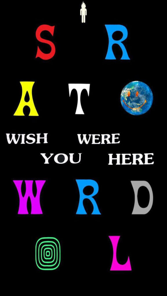 Journey into the Electrifying Wonderland: Immerse Yourself in Astroworld's Vibrant Kaleidoscope Wallpaper