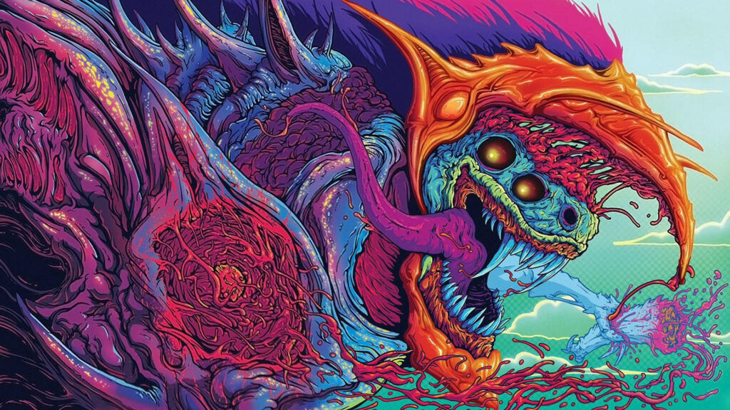 Journeying Through the Hyper-Beast's Psychedelic Wonderland Wallpaper
