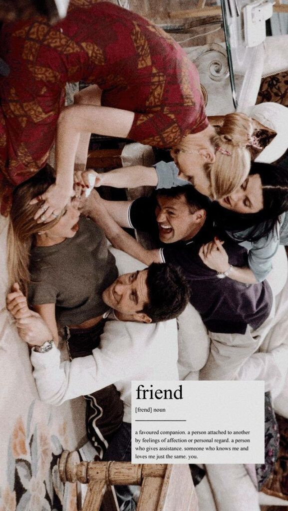Friends TV Show Wallpaper: Joyful Characters & Heartfelt Friendship Definition