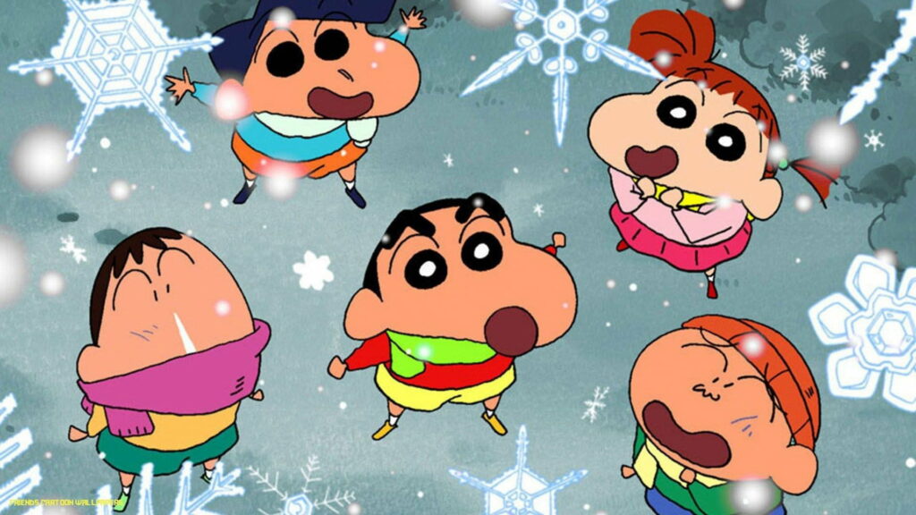 Shinchan's Playful Gang: High Definition Wallpaper Snapshot