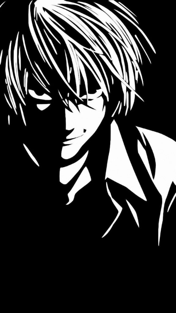 Judgement Beckons: Light Yagami, A Scholarly Prodigy Embracing Fate Amidst Death Note's Graveyard of Consequences Wallpaper
