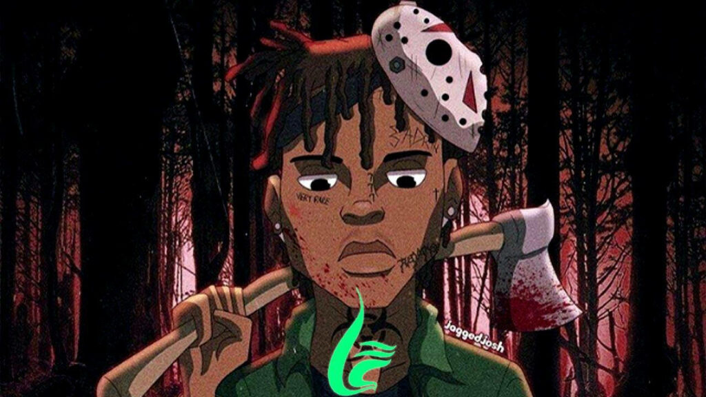 Graphic Delight: Cartoonized Juice Wrld Sets the Perfect Desktop Tone Wallpaper