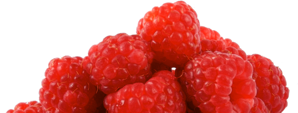 Fresh Red Raspberries Cluster: Juicy Texture Wallpaper Background