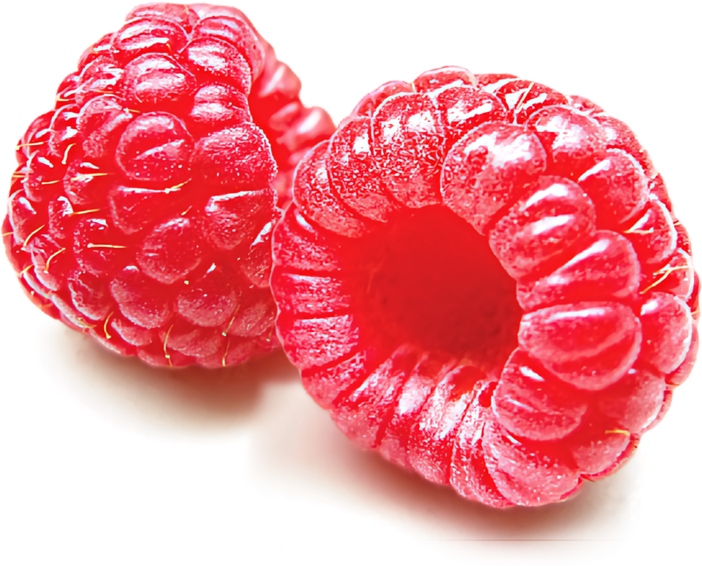 Juicy Red Raspberries Close-Up - Vibrant Wallpaper Background