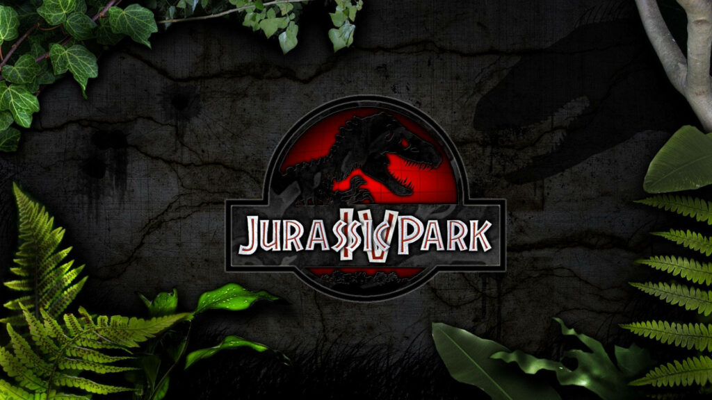 Jurassic Park Banner Wallpaper: Iconic Logo & Jungle Aesthetic