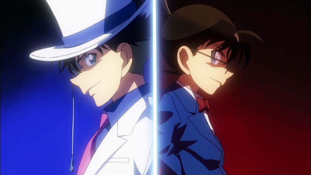 Kaitou Kid & Detective Conan: Iconic Rivalry Wallpaper Background