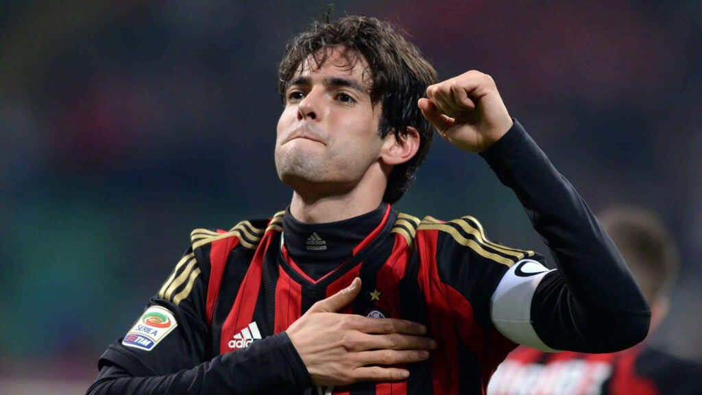 Kaká AC Milan Celebration Wallpaper: Iconic Football Moment