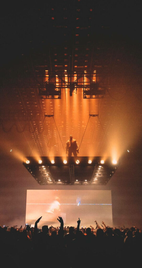 Kanye West Saint Pablo Tour: Stunning Wallpaper Background of Performance