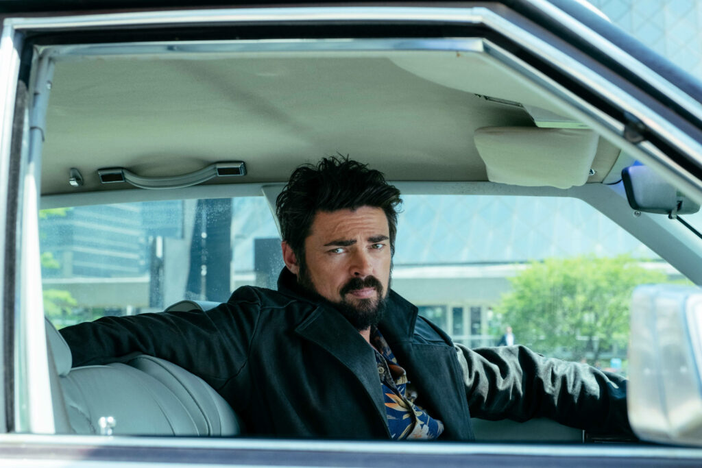 Karl Urban as Billy Butcher: Intense Wallpaper Background in Car