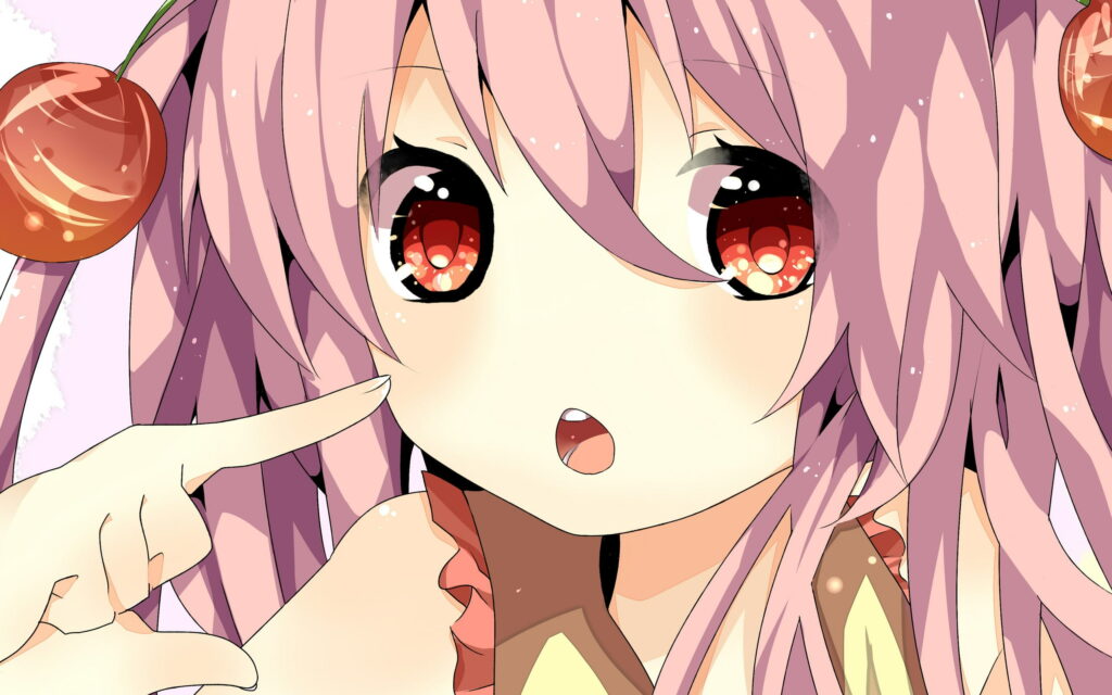 Cuteness Overload: Anime Girl Theme QHD Desktop Wallpaper Illustration