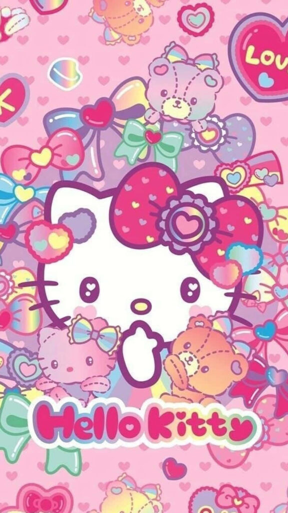 Kawaii Hello Kitty Wallpaper: Cute Pastel Design & Whimsical Vibe