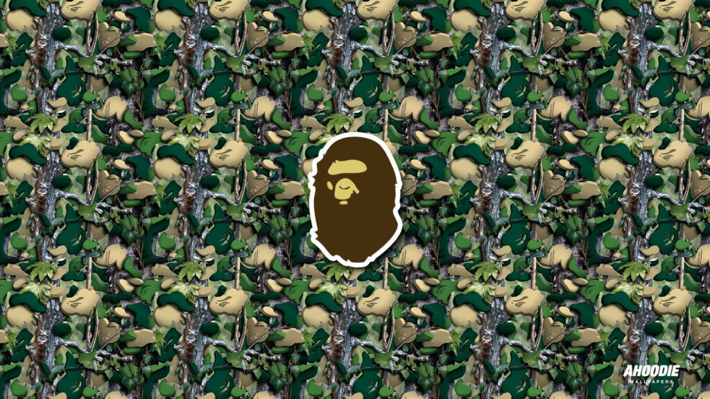 Bape Up Your Style Game: Freshen Up with Green Vine Weed Wallpaper