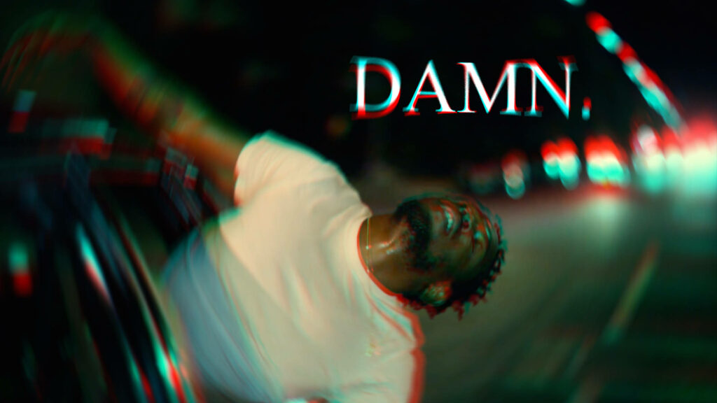 Dynamic Kendrick Lamar DAMN Wallpaper: Blurred Focus Effect