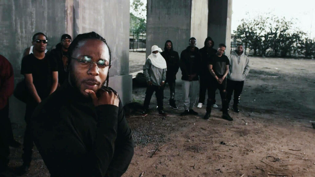 Kendrick Lamar Urban Overpass Photoshoot Wallpaper Background