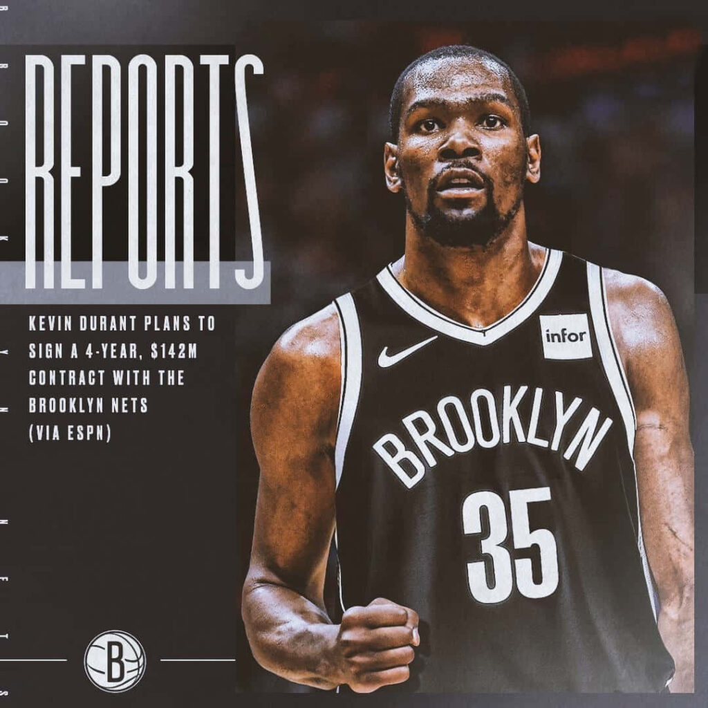 Kevin Durant Nets Wallpaper: Contract Signing Highlights & Basketball Star