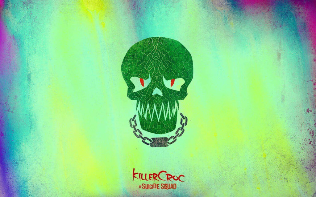 Killer Croc Unleashed – Fierce DC Comics Villain Wallpaper