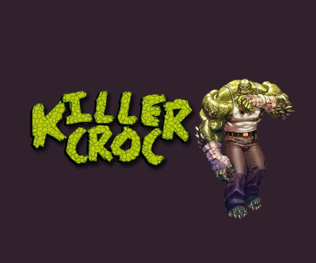 Killer Croc Unleashed Wallpaper: Iconic DC Supervillain Design