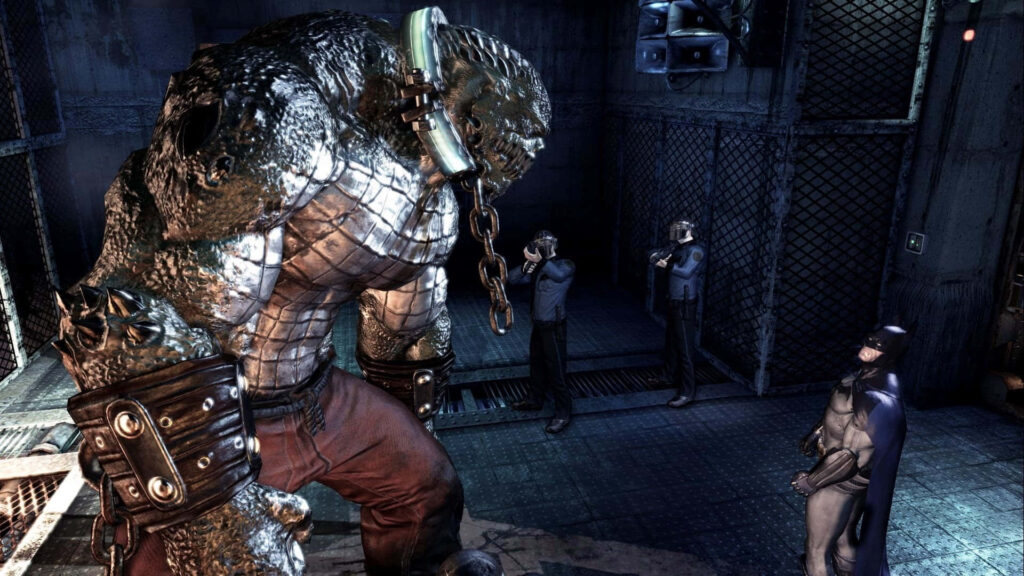 Killer Croc Wallpaper: Intimidating DC Comics Art with Batman