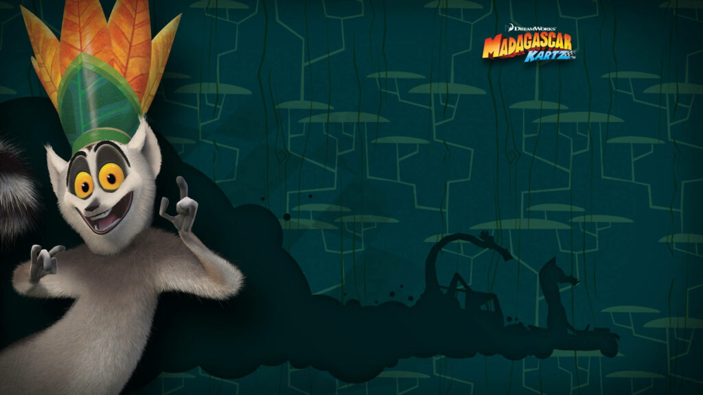 King Julien Wallpaper: Vibrant Madagascar-Inspired Background