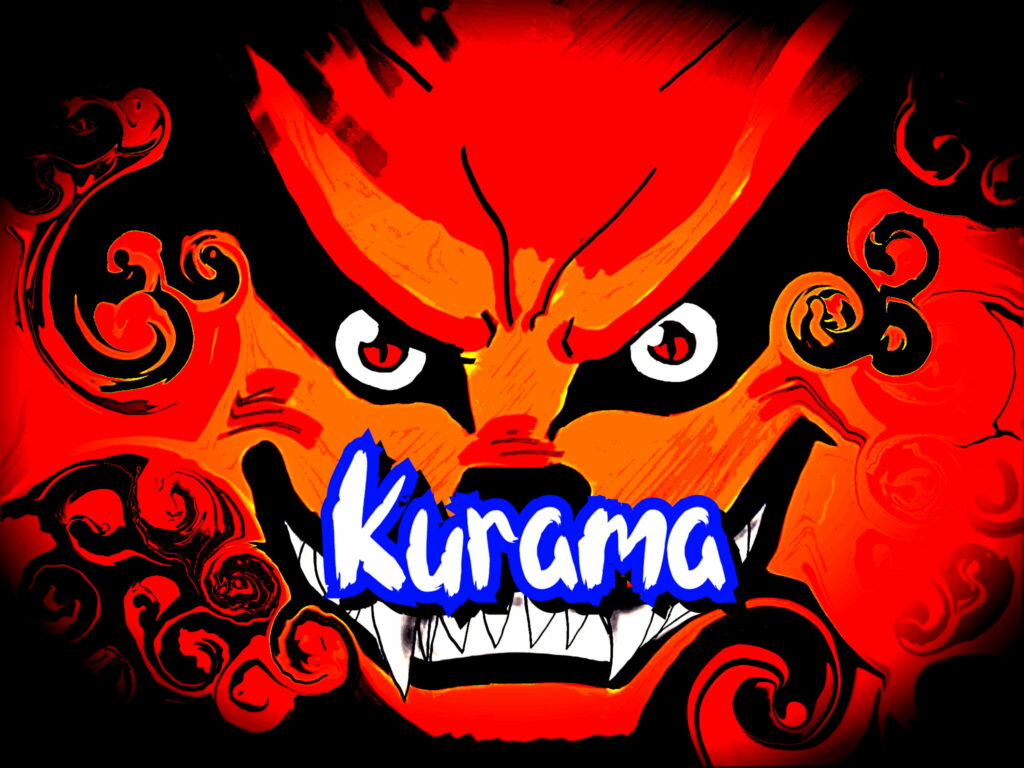 Kurama's Majestic Anime Presence: HD Wallpaper Background Photo for Naruto Fans