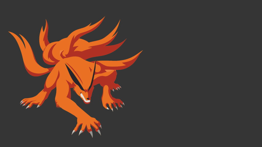 Legendary Power Unleashed: Kurama's 4K Naruto Anime Wallpaper
