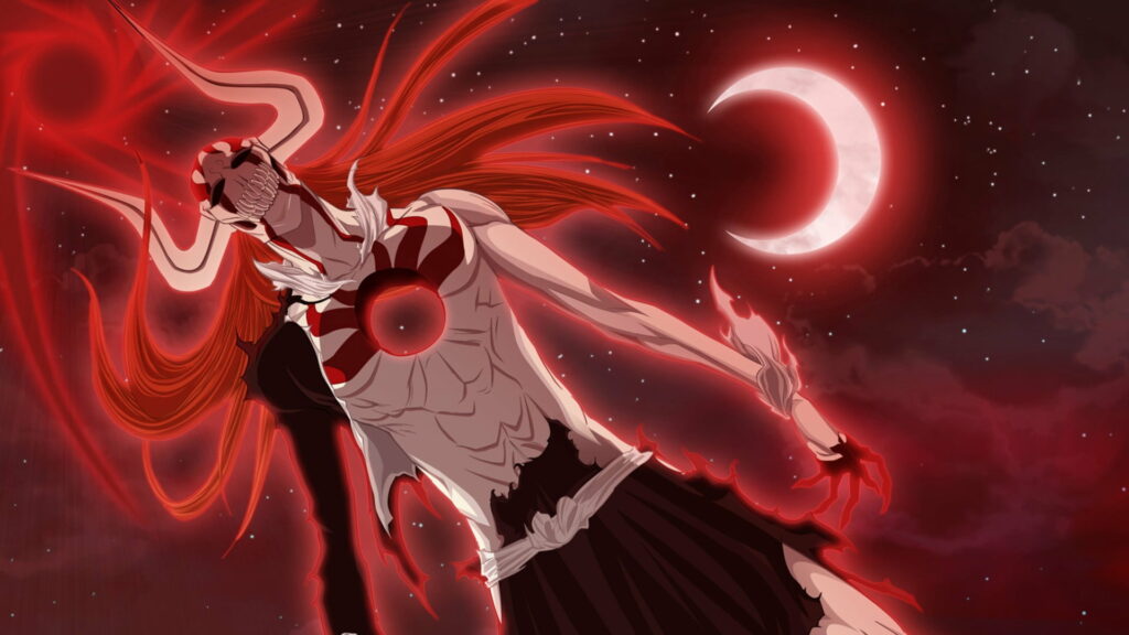 Kurosaki Ichigo Unleashes his Vasto Lorde Powers amidst Moonlit Hollows: Surreal HD Wallpaper