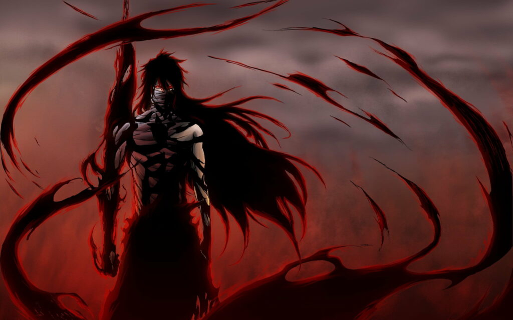Soul Reaper Unleashed: Kurosaki Ichigo's Epic Final Attack - A Powerful Manga Moment Wallpaper