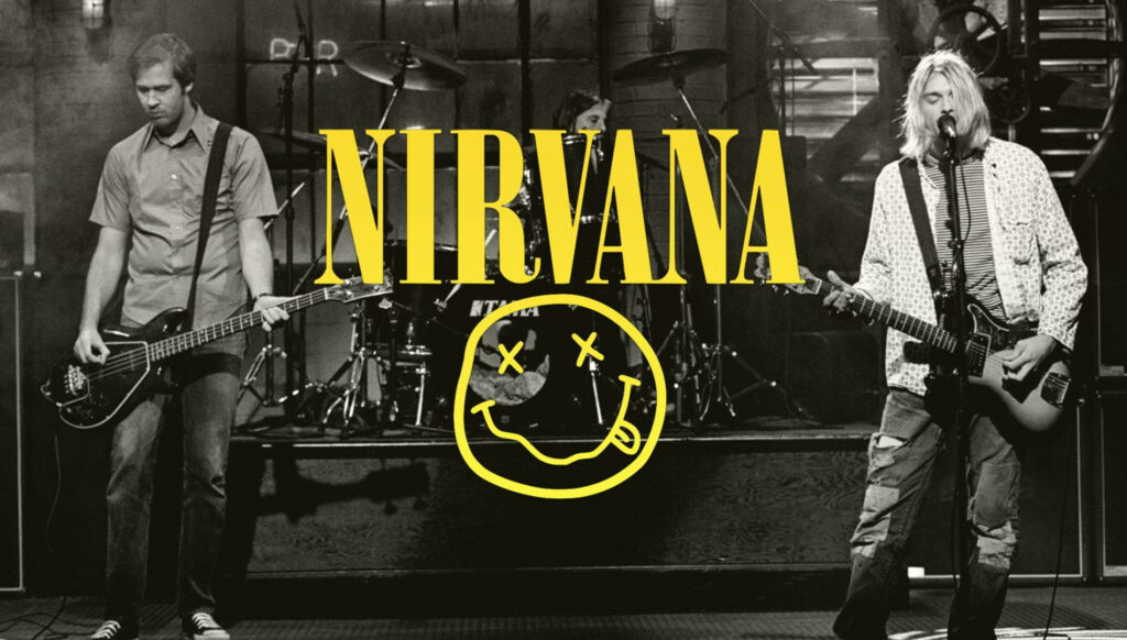 Nirvana Wallpaper: Kurt Cobain & Krist Novoselic on Stage