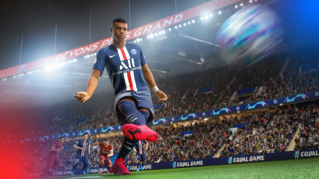 Kylian Mbappe's Virtual Game Heroics: A Dynamic Wallpaper for Football Enthusiasts