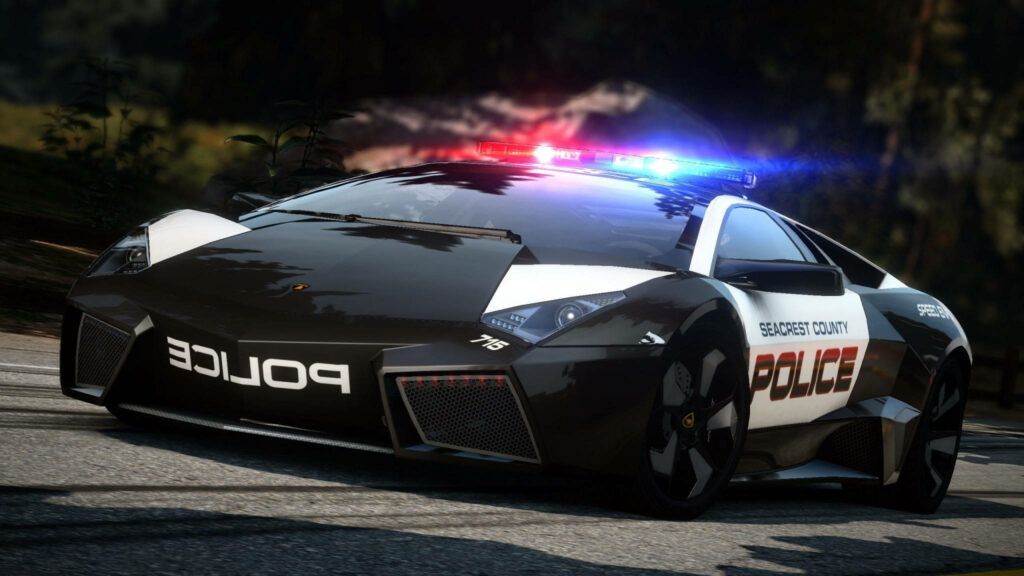 Lamborghini Police Car Wallpaper: Need for Speed Action Background