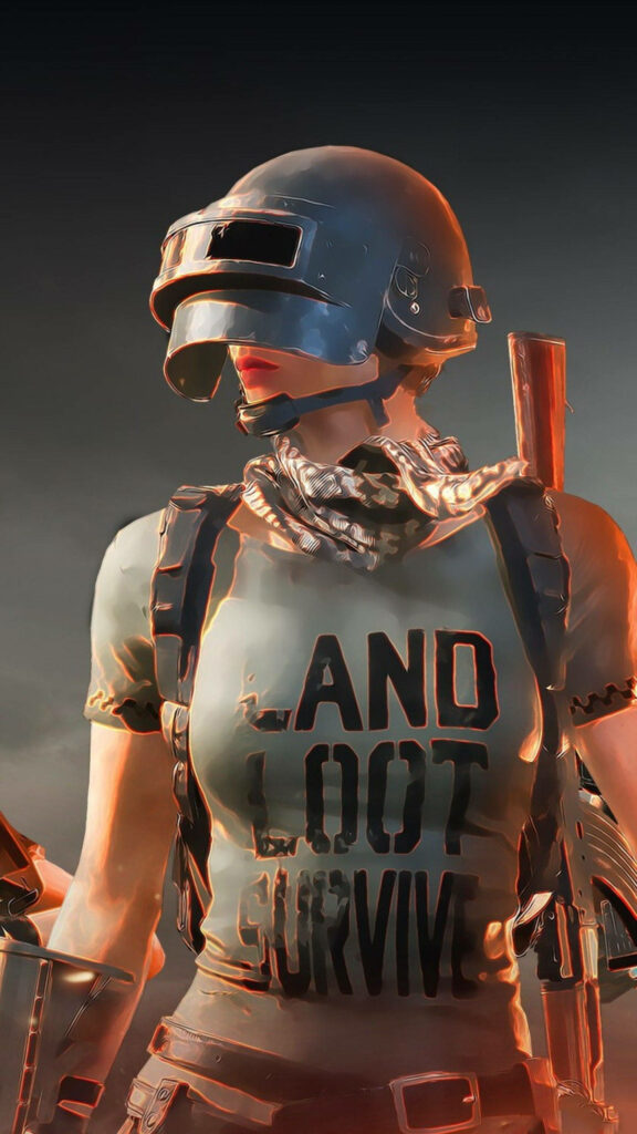 Battle-Ready Female Gamers: Conquer the Battlefield with Style and Survival Tactics in PUBG's Dynamic Environment Wallpaper