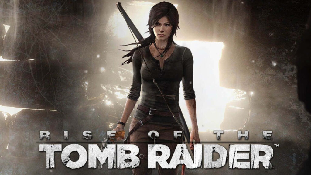 Archery Elegance: Lara Croft in Rise of the Tomb Raider Wallpaper