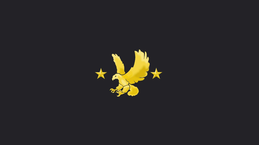 Legendary Eagle Soars: A Majestic CS GO Wallpaper Embraces the Black Graced by Glowing Stars